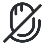 Microphone Slash 1 SVG Icon